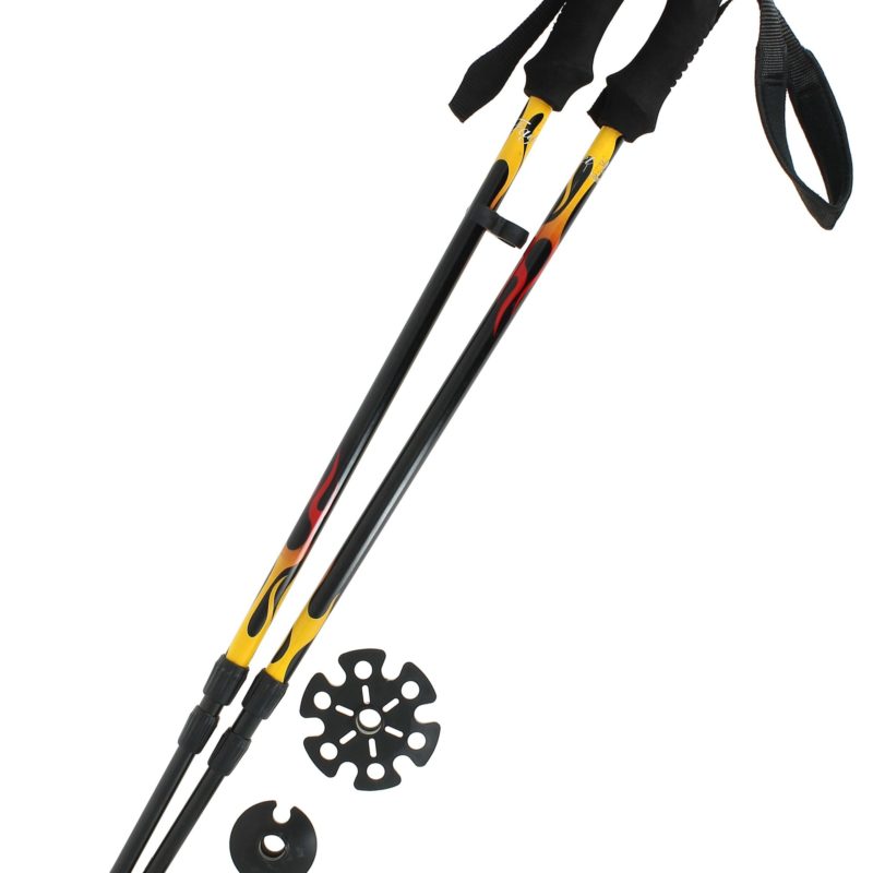 Bâton de trekking télescopic en aluminium